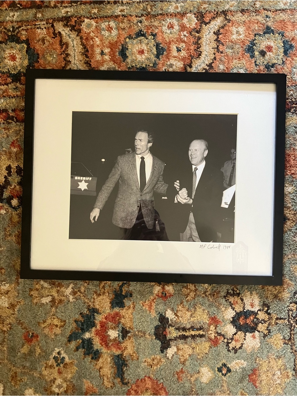Photo Print Clint Eastwood, Gerald Ford on the way to a roast